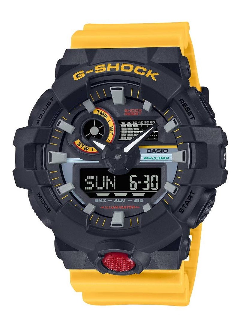 G-Shock Analog-Digital Resin Band Watch GA-700MT-1A9