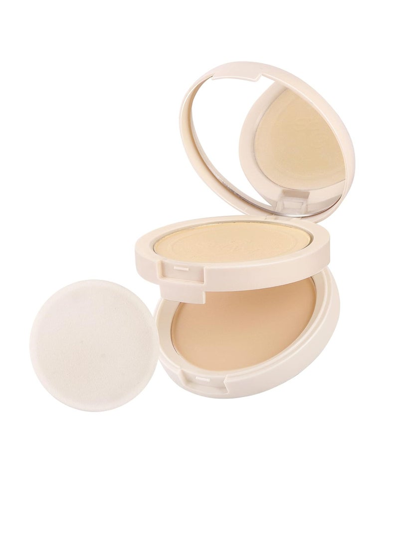 MARS 2 In 1 Vitality Moisturizing Natural Compact Powder For All Skin Types 20G  P407 02 Beige