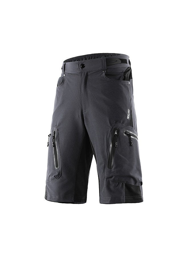 Baggy Shorts Cycling Biking Pants Breathable Sports Loose Fit Shorts Outdoor Casual Cycling Running Clothes with Zippered Pockets