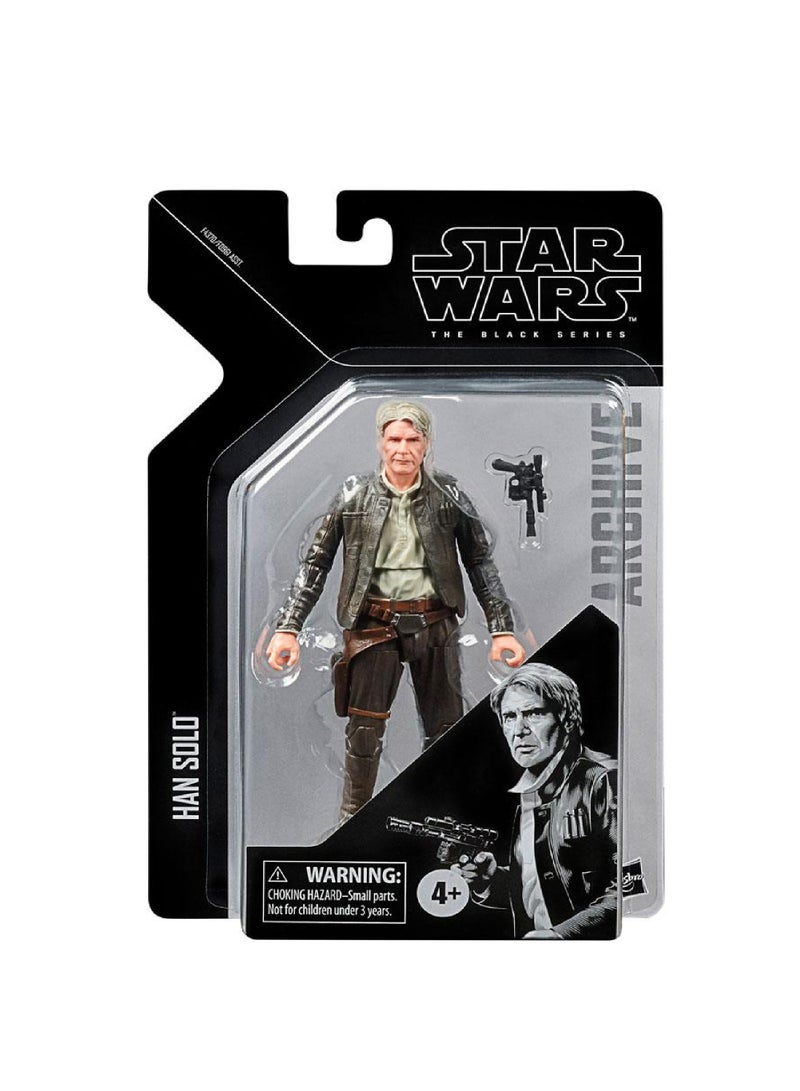 Star Wars The Black Series Archive Han Solo Toy 6 Inch