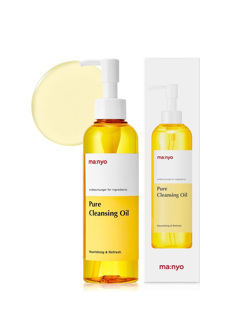 ma:nyo Pure Cleansing Oil Korean Facial Cleanser, Blackhead Melting, Daily Makeup Removal with Argan Oil, for Women Korean Skin care 6.7 fl oz (1 Pack)