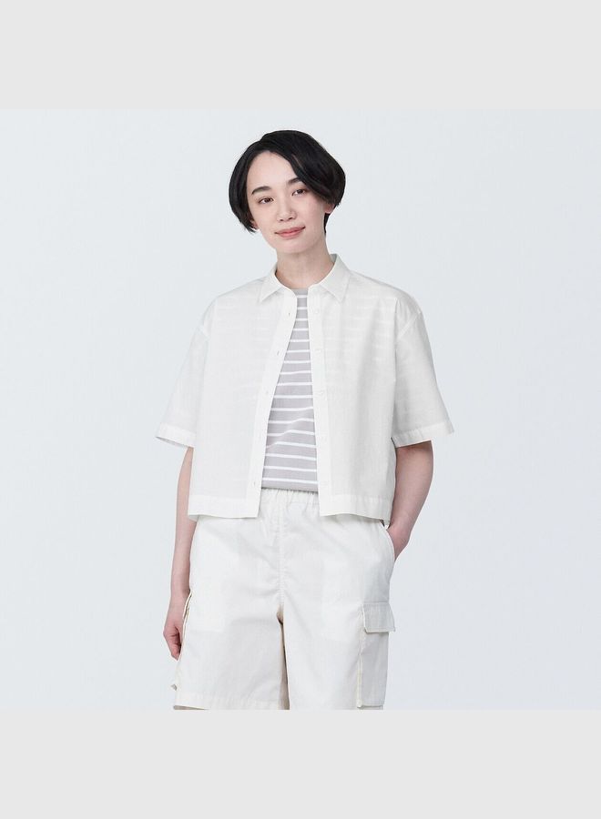 Cool Touch Broadcloth Regular Collar Short Sleeve Shirt