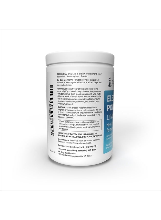 Zero Sugar Hydration Keto Electrolyte Powder - Enhanced With 1,000mg Potassium And Real Pink Himalayan Salt - Lemonade Flavor Hydration Drink Mix Supplement - 100 Servings