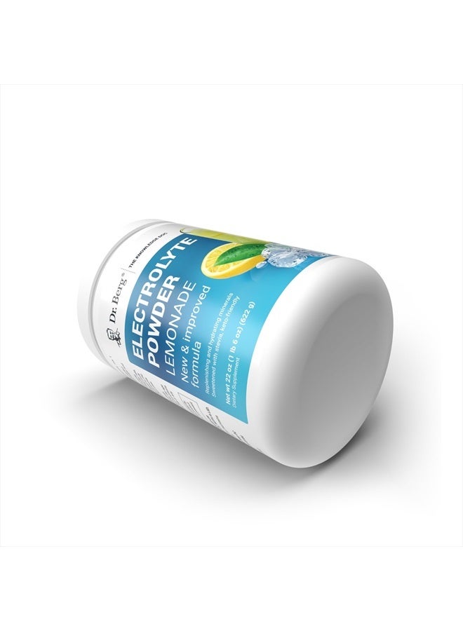 Zero Sugar Hydration Keto Electrolyte Powder - Enhanced With 1,000mg Potassium And Real Pink Himalayan Salt - Lemonade Flavor Hydration Drink Mix Supplement - 100 Servings