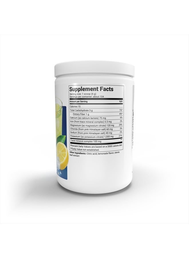 Zero Sugar Hydration Keto Electrolyte Powder - Enhanced With 1,000mg Potassium And Real Pink Himalayan Salt - Lemonade Flavor Hydration Drink Mix Supplement - 100 Servings