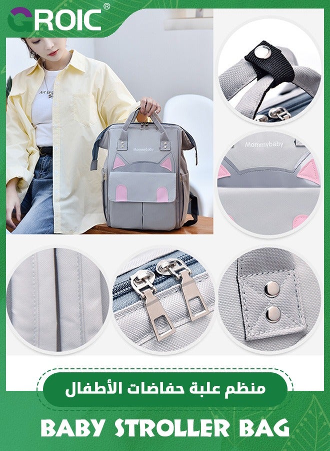 Diaper Bag Backpack, Multifunction Travel Back Pack Maternity Baby Changing Bags, Baby Bags with Insulated Pockets,Diaper Bags For Baby,Large Capacity, Waterproof and Stylish