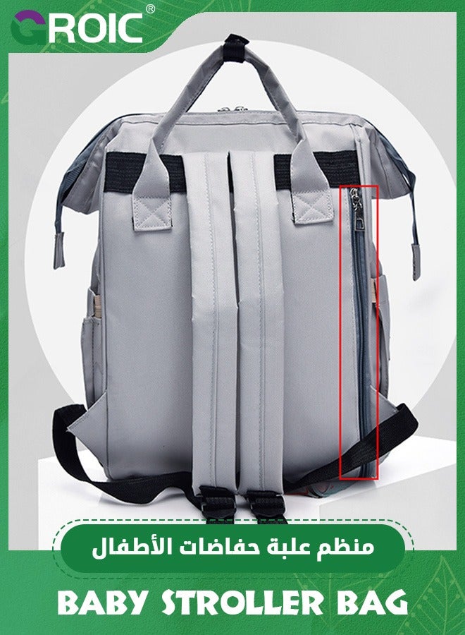 Diaper Bag Backpack, Multifunction Travel Back Pack Maternity Baby Changing Bags, Baby Bags with Insulated Pockets,Diaper Bags For Baby,Large Capacity, Waterproof and Stylish