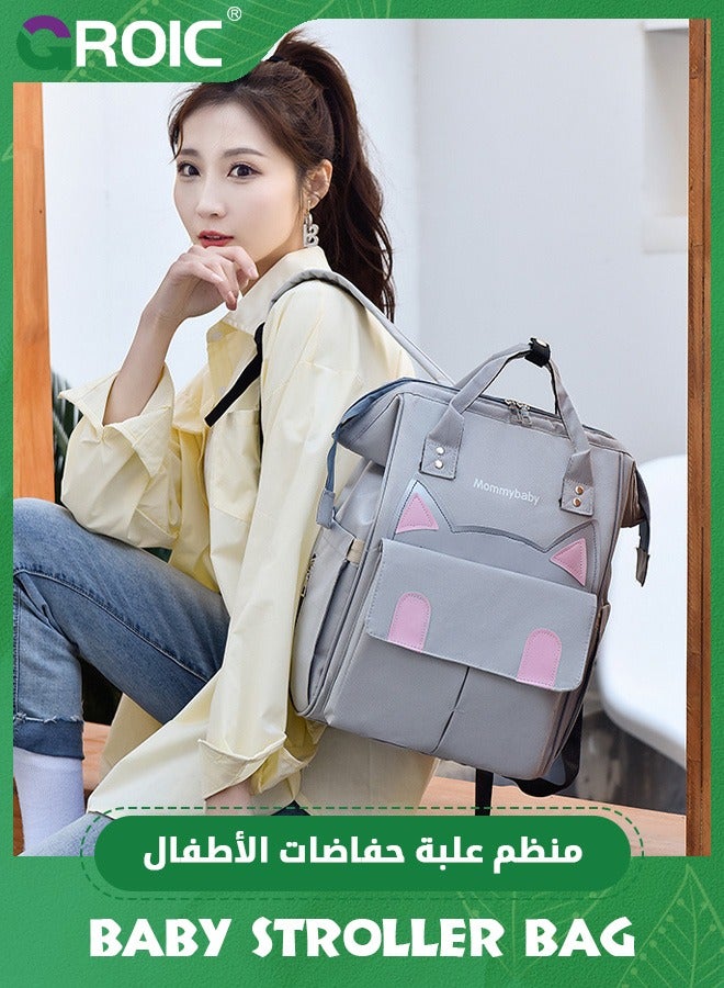 Diaper Bag Backpack, Multifunction Travel Back Pack Maternity Baby Changing Bags, Baby Bags with Insulated Pockets,Diaper Bags For Baby,Large Capacity, Waterproof and Stylish