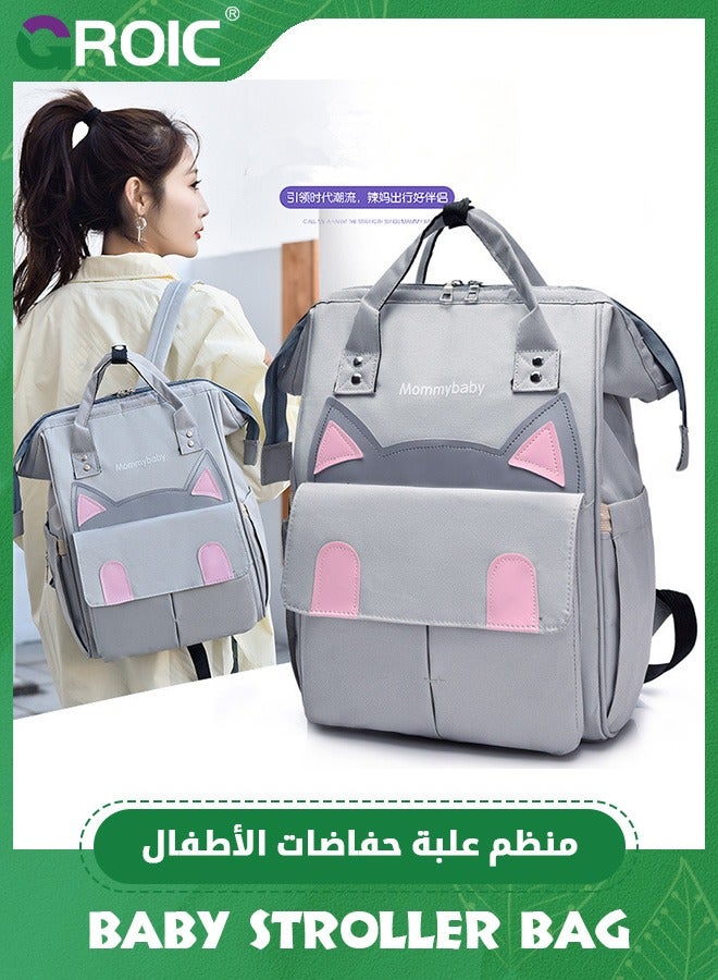 Diaper Bag Backpack, Multifunction Travel Back Pack Maternity Baby Changing Bags, Baby Bags with Insulated Pockets,Diaper Bags For Baby,Large Capacity, Waterproof and Stylish