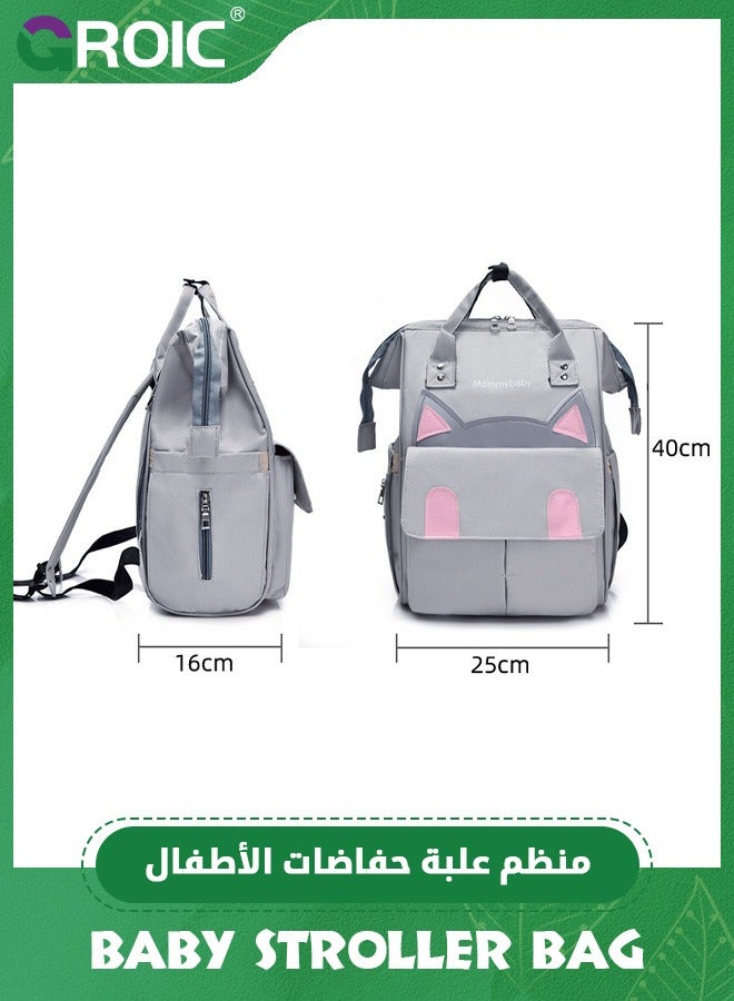 Diaper Bag Backpack, Multifunction Travel Back Pack Maternity Baby Changing Bags, Baby Bags with Insulated Pockets,Diaper Bags For Baby,Large Capacity, Waterproof and Stylish