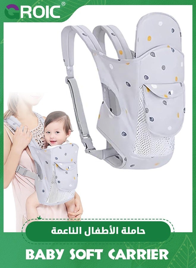 Baby Carrier,Baby Sling Carrier, Baby Soft Carrier for Newborn, 4-in-1 Carrier Toddler Carrier Baby Wraps Carrier for Newborns,Nursing Sling Wrap Carries