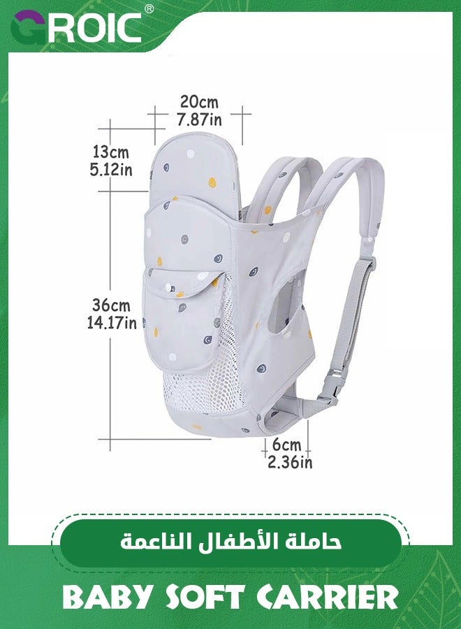 Baby Carrier,Baby Sling Carrier, Baby Soft Carrier for Newborn, 4-in-1 Carrier Toddler Carrier Baby Wraps Carrier for Newborns,Nursing Sling Wrap Carries