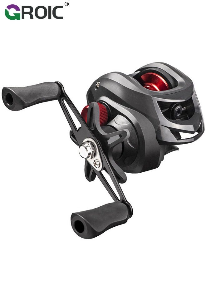 Fishing Reel, Baitcaster Reels, Ultra Smooth Powerful Fish Spinning Wheel, Ultralight Fishing Reels with 17.6 LBs Drag Baitcasting Reel Perfect for Freshwater or Saltwater Fishing AI-2000