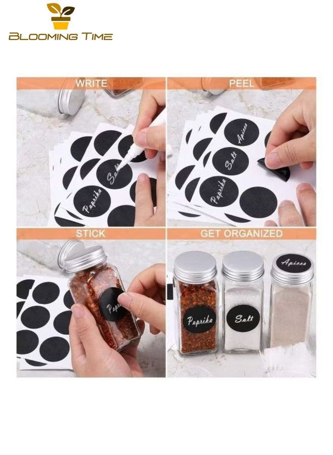 24-piece glass seasoning jar set multicolor 10.5x4.3cm