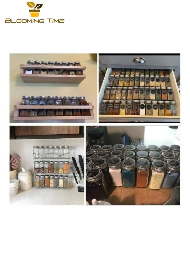 24-piece glass seasoning jar set multicolor 10.5x4.3cm