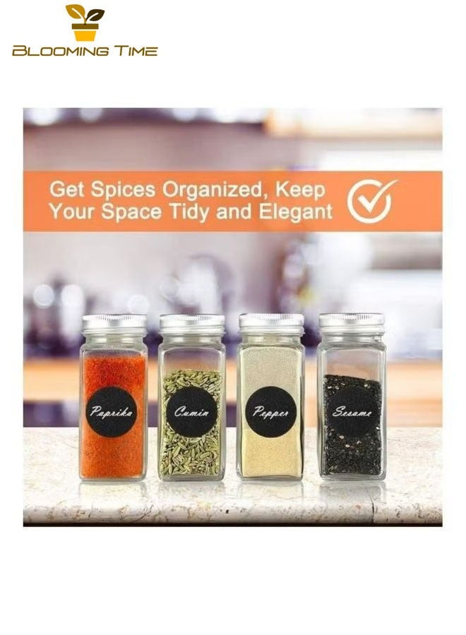 24-piece glass seasoning jar set multicolor 10.5x4.3cm