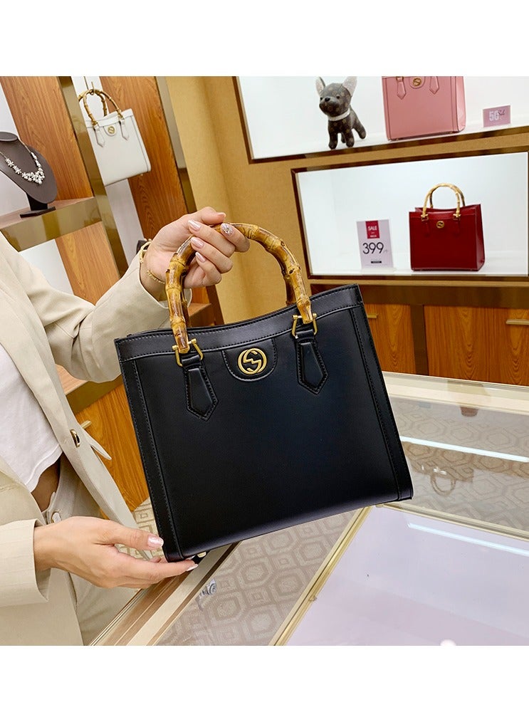 Ladies Stylish Elegant Unique Handbag Black