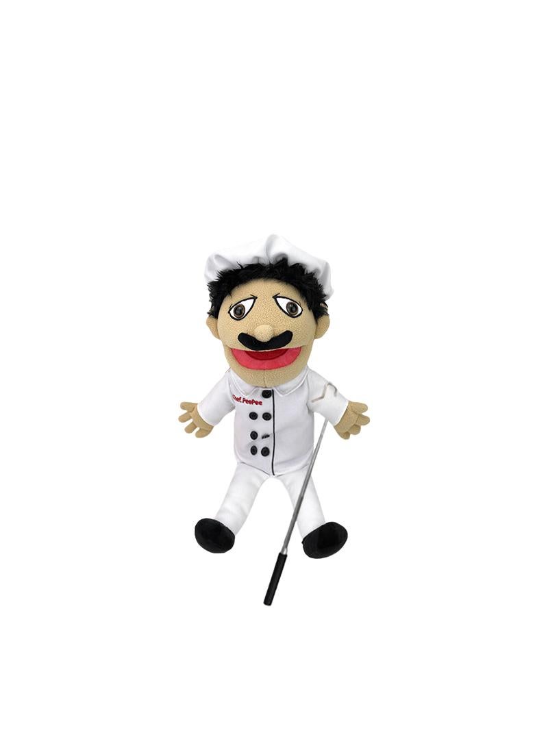 Jeffy Feebee Series Puppets Chef PP Plush Toy 50cm With Joystick