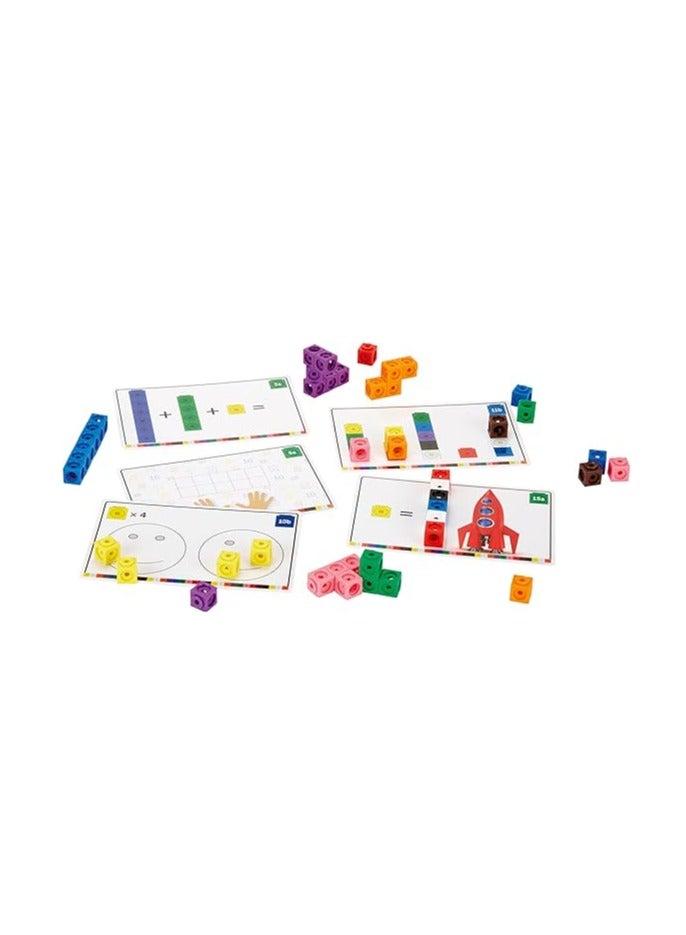 Math link Activity set, Set of 100 Cubes, Ages 3+ Learning Resources, Multicoloured