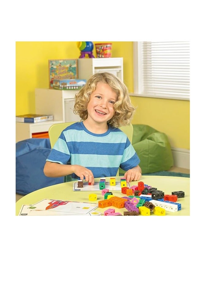 Math link Activity set, Set of 100 Cubes, Ages 3+ Learning Resources, Multicoloured