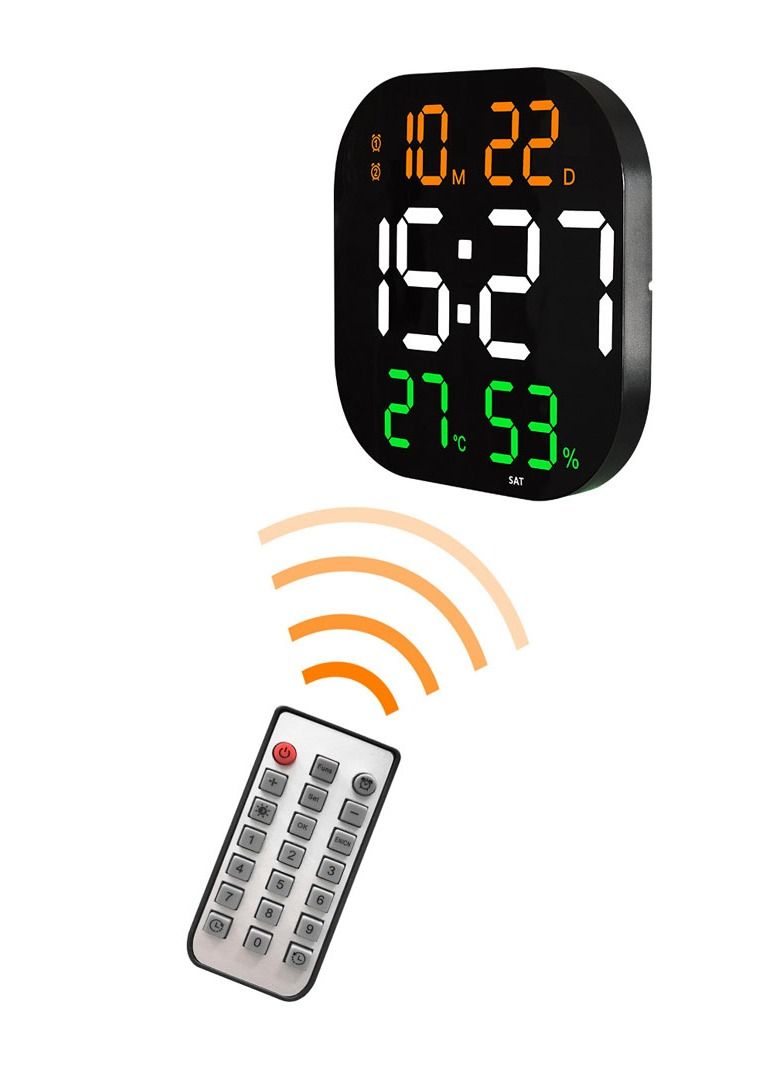 Living room gym wall clock countdown timer led acrylic decoration creative large electronic clock wall hanging