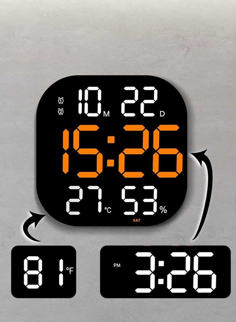 Living room gym wall clock countdown timer led acrylic decoration creative large electronic clock wall hanging