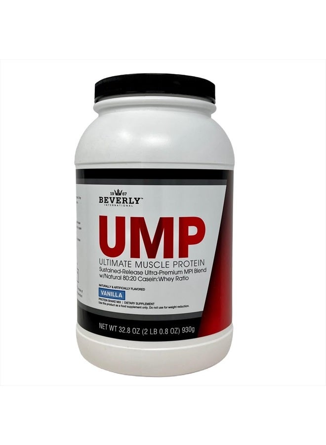 UMP Protein Powder, Vanilla. Unique Whey-Casein Ratio Builds Lean Muscle. Easy to Digest. No Bloat. (32.8 oz) 2lb .8 oz