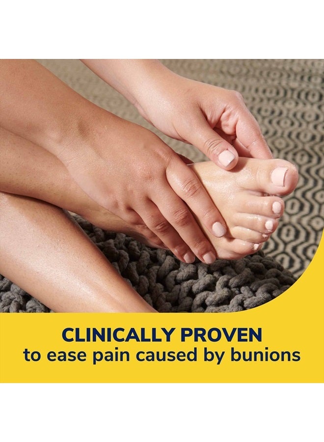 BUNION CUSHION with Hydrogel Technology, 5ct // Cushioning Protection against Shoe Pressure and Friction that Fits Easily In Any Shoe for Immediate and All-Day Pain Relief