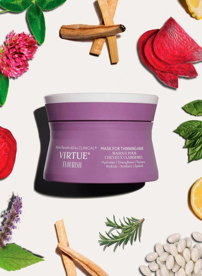 VIRTUE Flourish Hair Mask for Thinning Hair - Nourishing Treatment 150ml