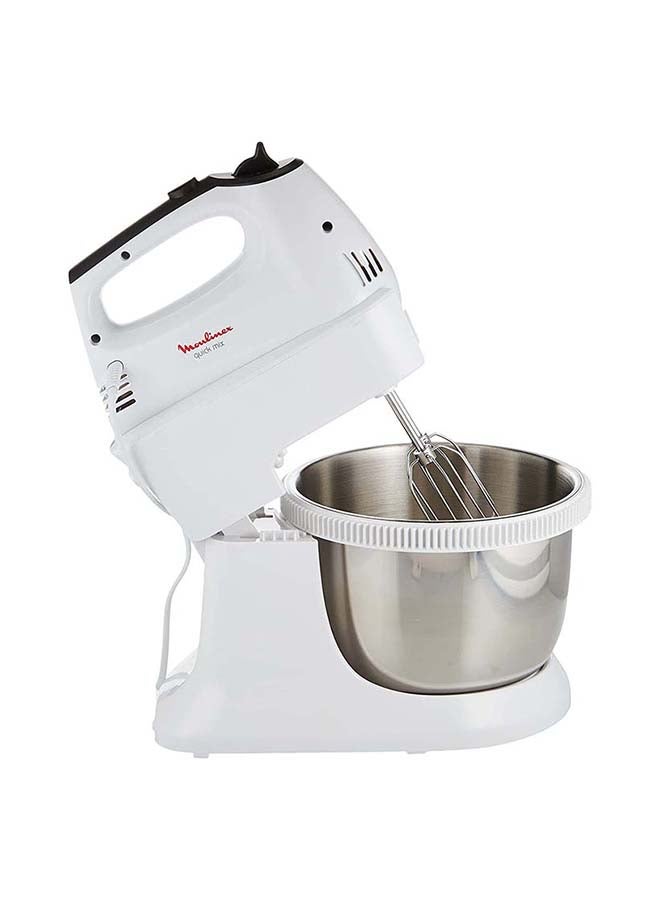 Electric Quick Mix Hand Mixer With 5 Speeds And Turbo 3.5 L 300 W HM312127 White / Dark Grey