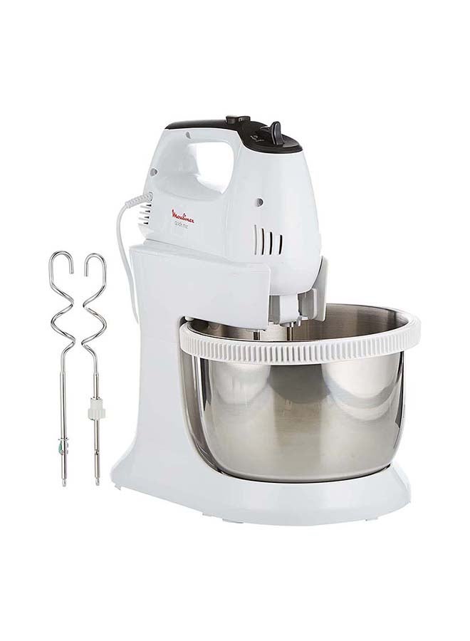 Electric Quick Mix Hand Mixer With 5 Speeds And Turbo 3.5 L 300 W HM312127 White / Dark Grey