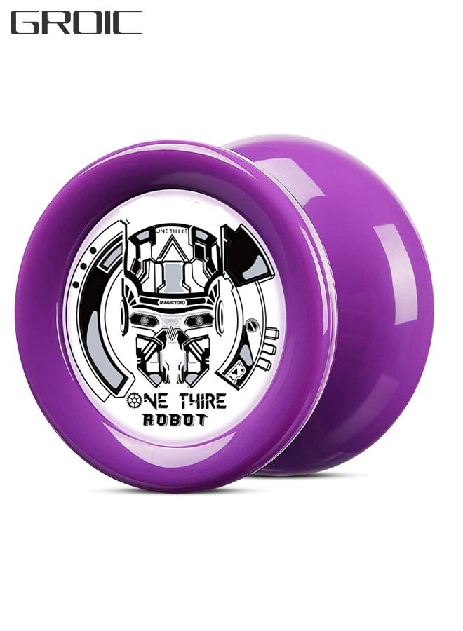 YOYO Responsive,Purple Ball Bearing Yoyo Axle, Premium Plastic Yoyo,Suitable for Beginners Adults and Children,Children's Educational Toys