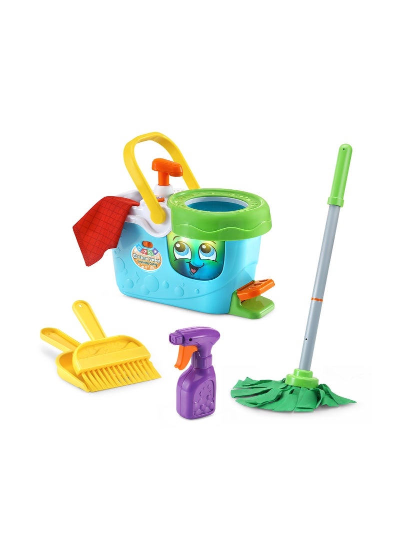 Clean Sweep Mop & Bucket | Interactive Pretend Play Set with Sound & Music | Suitable for Boys & Girls 2-5 Years
