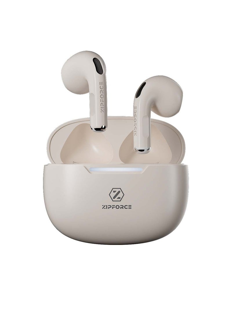 ZIPFORCE True Wireless Earbuds, in-Ear Bluetooth 5.3 Headphones, Bluetooth Earbuds Touch Control 30 Playtime, IPX5 Waterproof TWS, Light-Weight Earphones