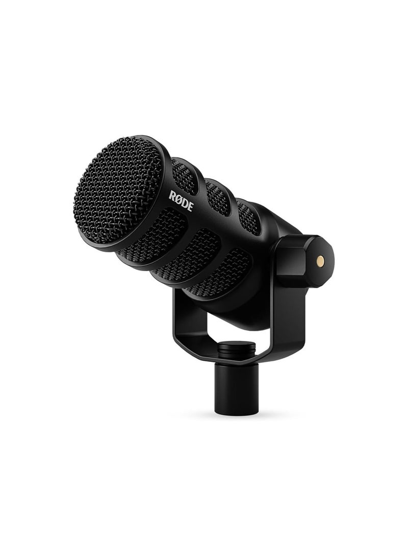 PodMic USB Versatile Dynamic Broadcast Microphone With XLR And USB Connectivity For Podcasting, Streaming, Gaming, Music-Making And Content Creation Podmicusb Black