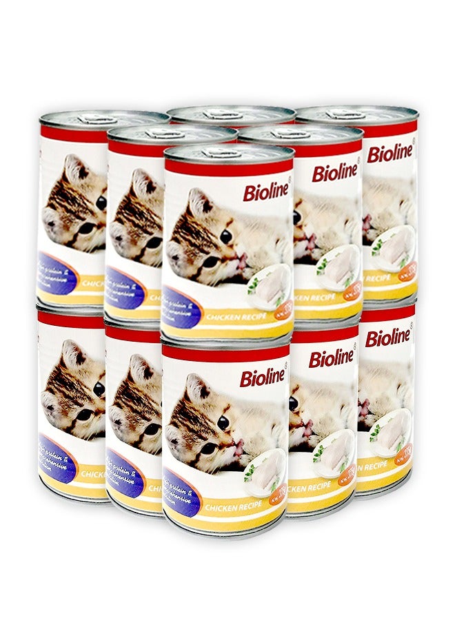 Canned Chicken Cat Food - 375G (Pack Of 12)
