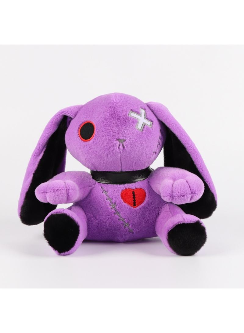 Creative Doll Dark Series Plush Toy Purple Rabbit 25cm Gift For Kids Boys Girls Children's Day Birthday Gift