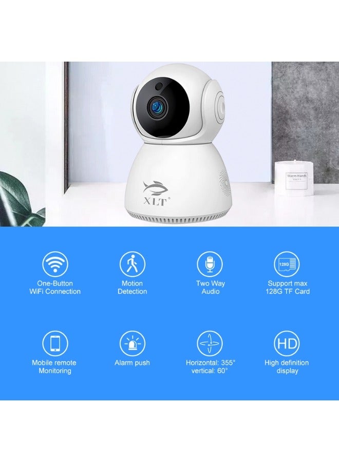 Smart Camera Baby Pet Monitor Camera 2K Ultra-clear HD Resolution 360 Degrees.