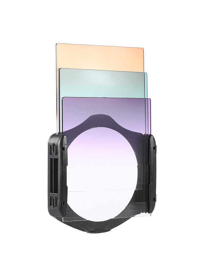 13pcs Square Gradient Full Color Filter Bundle Kit for Cokin P Series with Filter Holder + Adapter Ring(52mm / 58mm / 62mm / 67mm / 72mm ) + Storage Bag + Cleaning Cloth