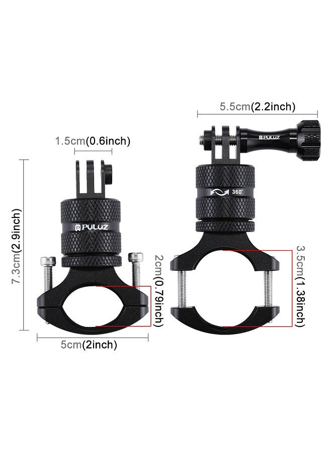 360 Degree Rotation Bicycle Aluminum Alloy Handlebar Adapter Mount Bicycle Rack Mount Holder