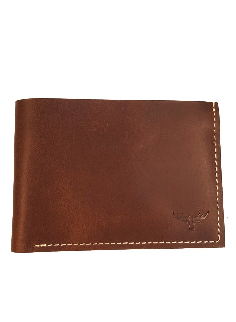 Marcus Bi-Fold Leather Wallet and Card Holder - Slim Fit Pocket Size