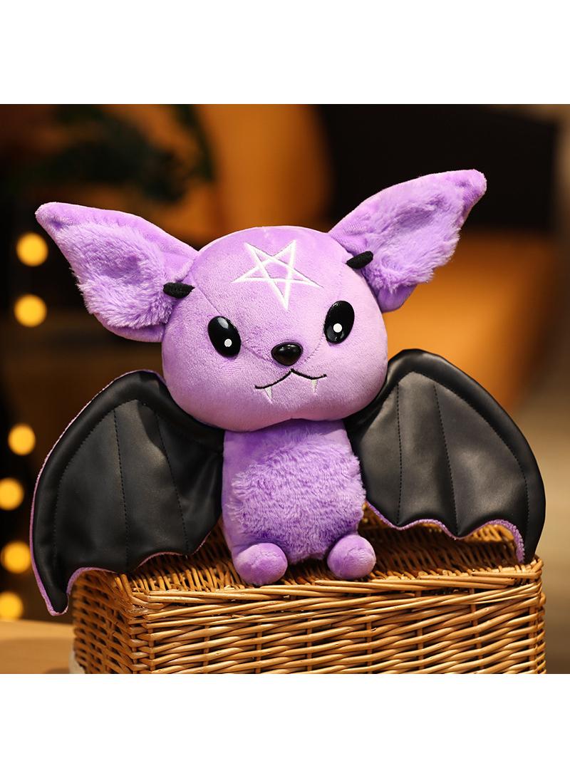 Creative Doll Dark Series Plush Toy Purple Bat Gift For Kids Boys Girls Children's Day Birthday Gift