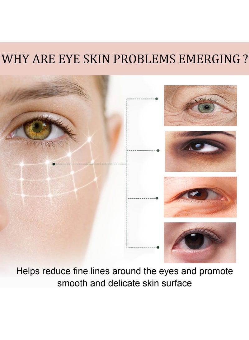 West&Month Retinol Anti-Wrinkle Eye Cream Stick Reduces Fine Lines around Eyes, Moisturizes, Firms, Delicates and Skin-Friendly 3g