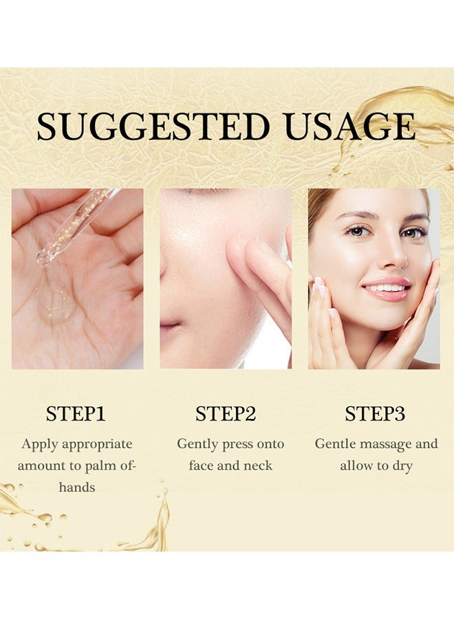 24k Gold Niacinamide Essence -Whitening,Anti Wrinkles & Anti Aging with Serums,Help Fade Spots  (15ml)