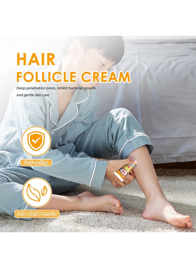 Hair Follicle cream ,Scalp Hair Follicles & Hair Follicles With Acne,Treatment for Face and body, Natural Cystic Acne Treatment, Premium Hair Follicle Cream & Pimple Remover - 20g