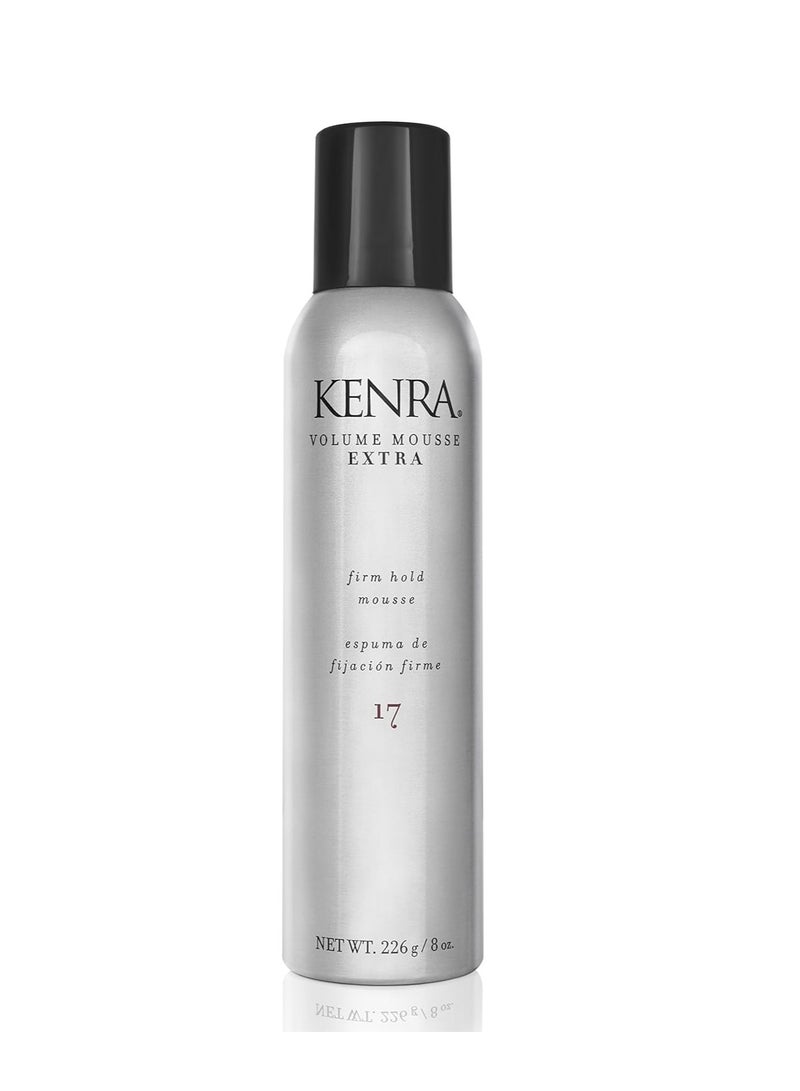 Kenra Professional Volume Mousse Extra 17 | Firm Hold Mousse | All Hair Types | 8 oz