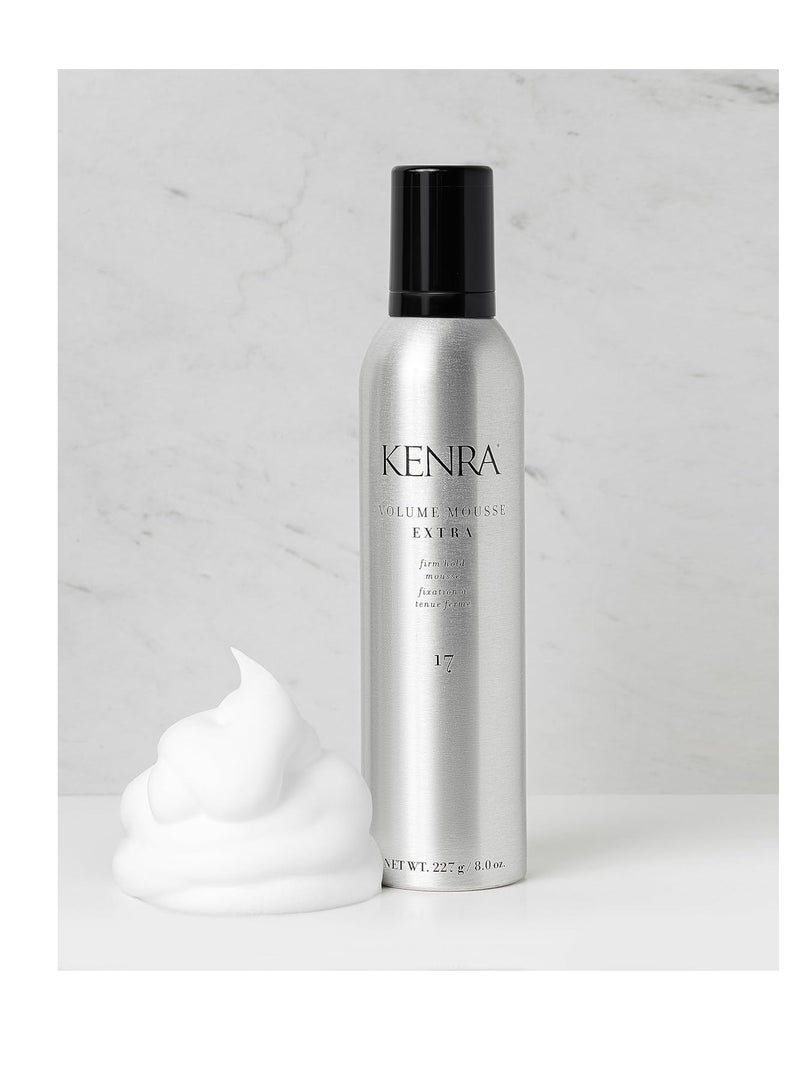 Kenra Professional Volume Mousse Extra 17 | Firm Hold Mousse | All Hair Types | 8 oz