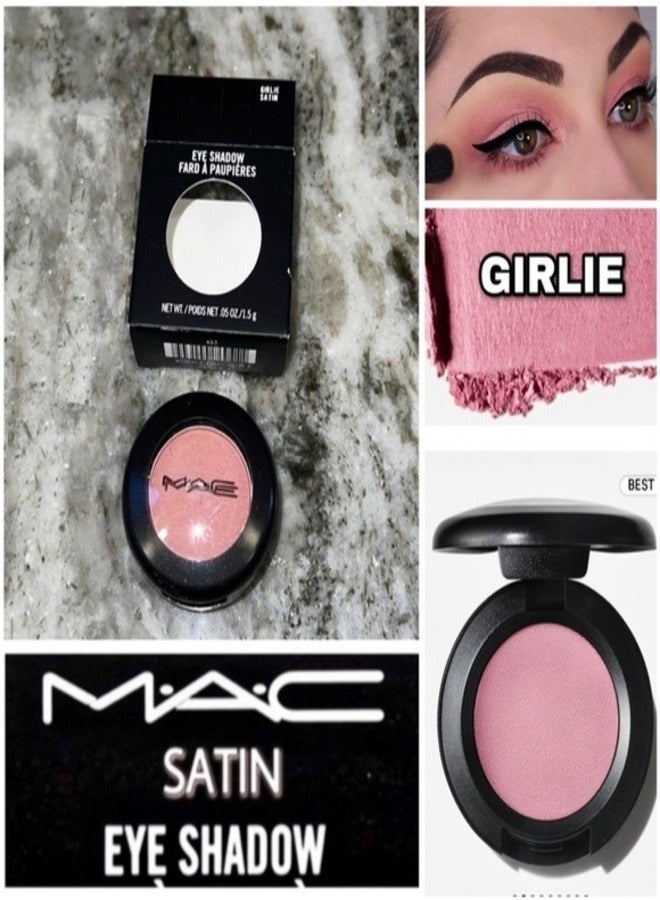 MAC Cosmetics Eye Shadow GIRLIEROSY-PINK WITH SUBTLE SHIMMER 1.5g