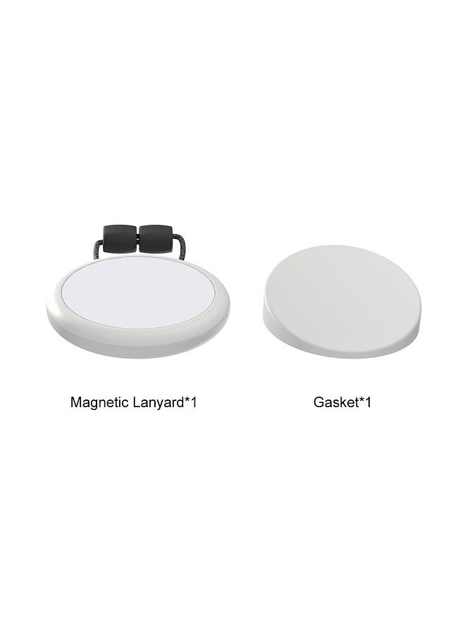 PU889W Magnetic Sports Camera Neck Holder Neck Mount Quick Release with Gasket Compatible with Insta360 Go 3