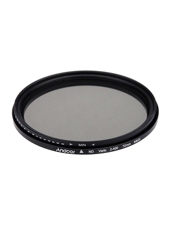 72mm ND Fader Neutral Density Adjustable ND2 to ND400 Variable Filter for Canon Nikon DSLR Camera